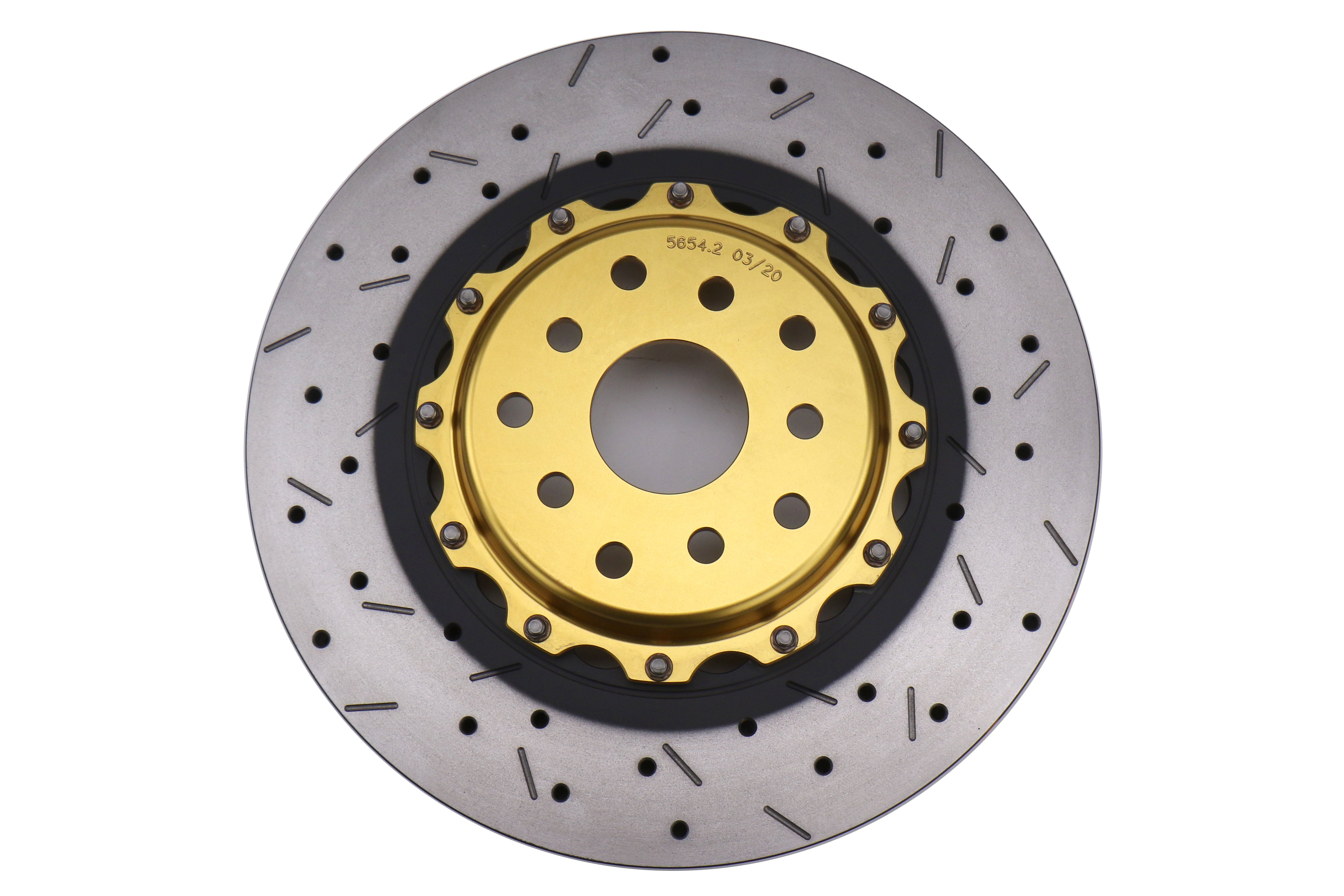 DBA 5000 Series 2 Piece Drilled and Slotted Rotor (Front) - 2015-2017 STI / 2013-2021 Scion FR-S / Subaru BRZ / Toyota 86